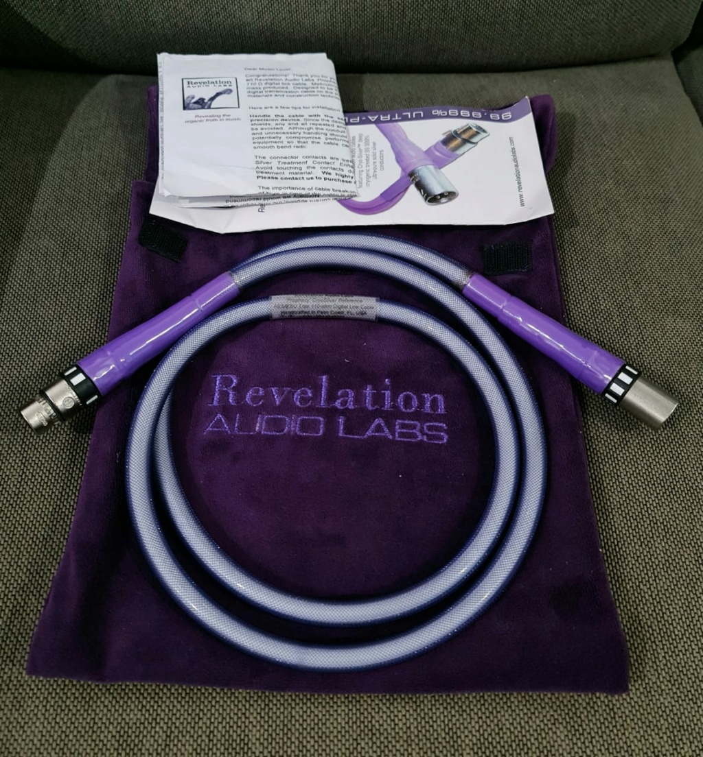 Revelation Audio Labs Prophecy CryoSilver™ Reference True 110-ohm AES/EBU Digital Link Cable - 1.5m Revela12