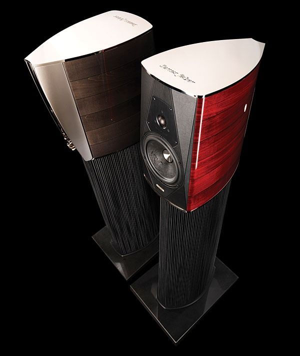 Sonus Faber Guarneri Evolution Speakers with Original Stands Sonusf14