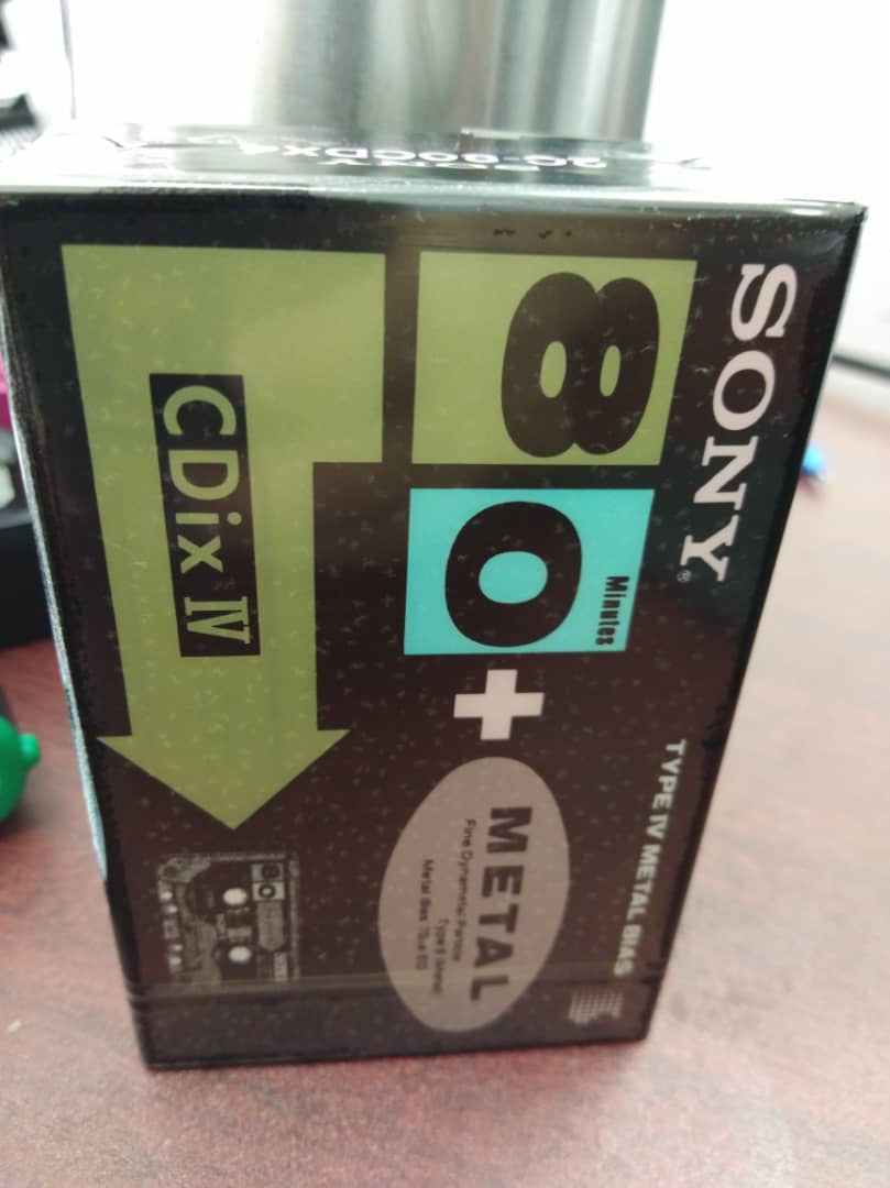 SONY  CDix IV 80 Metal Position cassette tape new and sealed Sonyta13