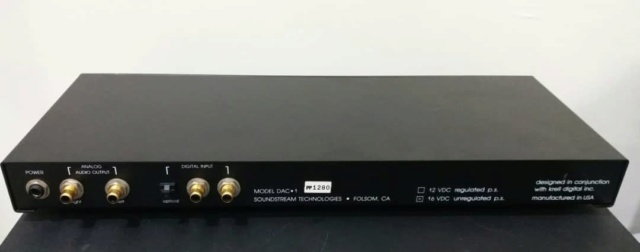 Soundstream Dac 1 Designed By Krell Ss210