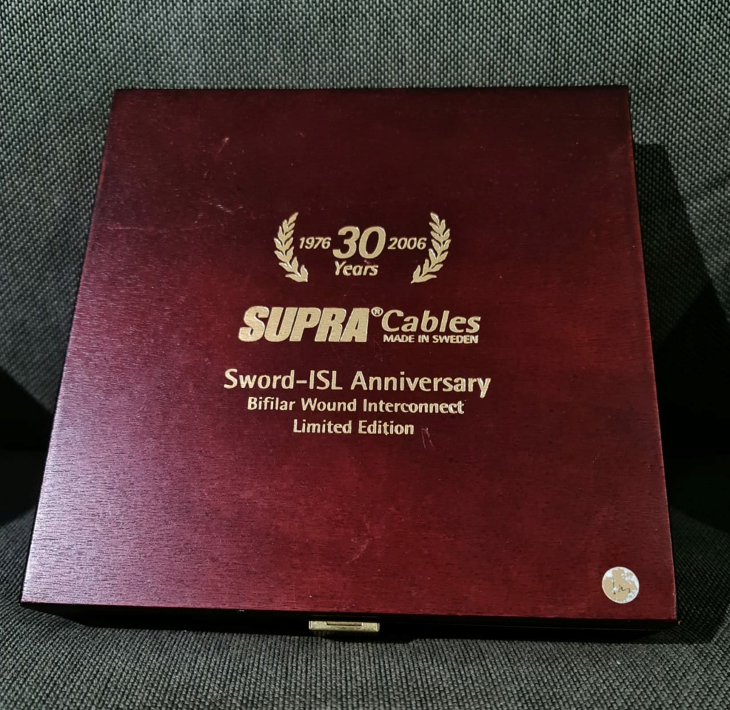 Supra Sword - Sword-ISL Interconnect Anniversary Limited Global Edition 3000 Pairs - 1m pair Suprar12
