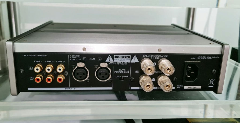 Teac AX501 Integrated Amplifier with fully-balanced analog circuitry pre-amp, high power digital amp and XLR balanced inputs. Teacax11