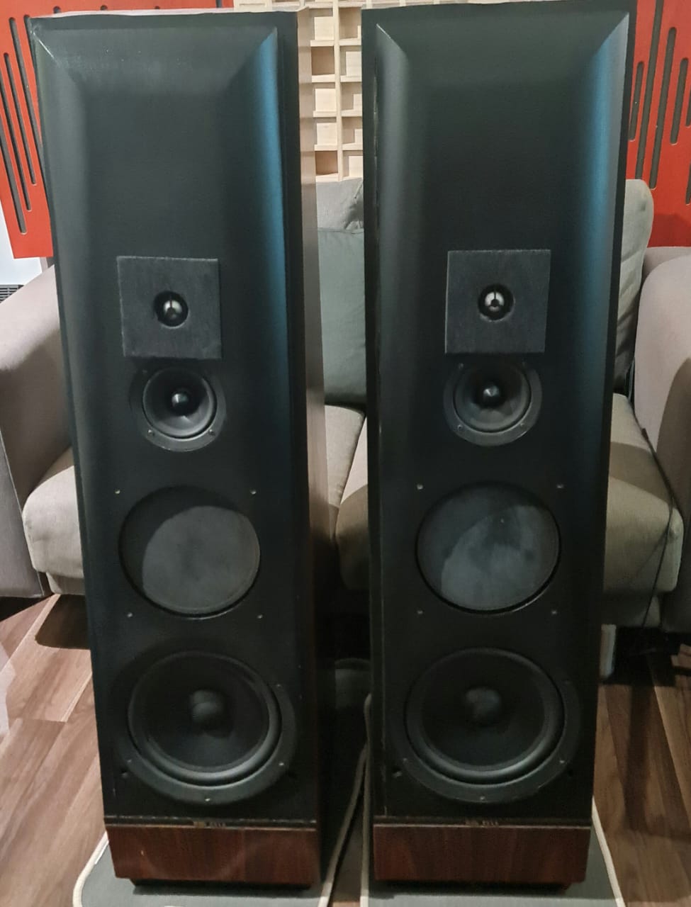 Thiel CS 3.6 Floor Standing Speakers - Rose Wood Finishing Theilc16