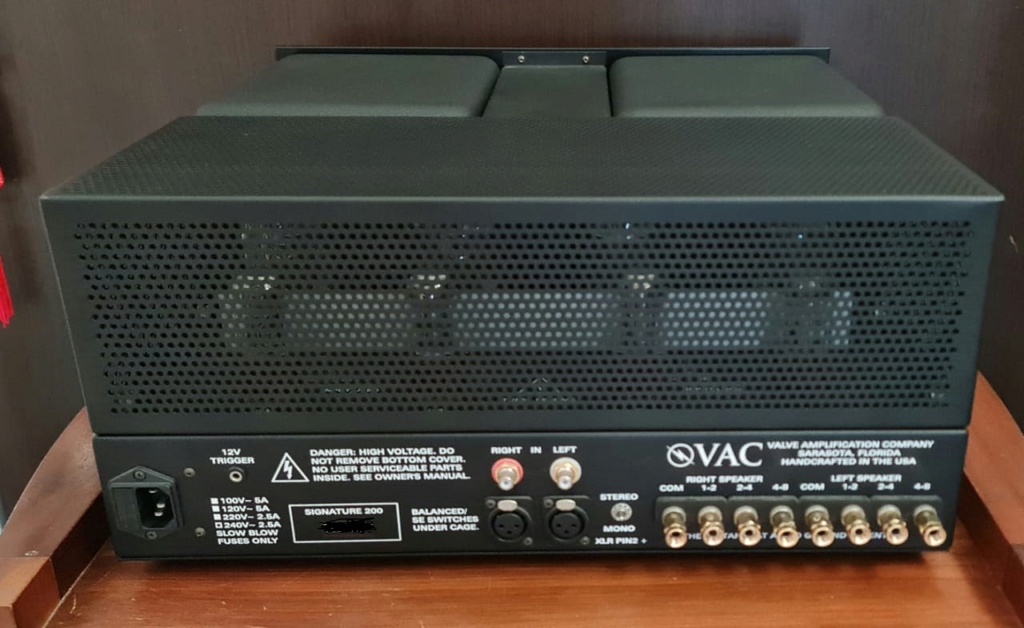 VAC Signature 200iQ Stereo Power Amplifier Vac610