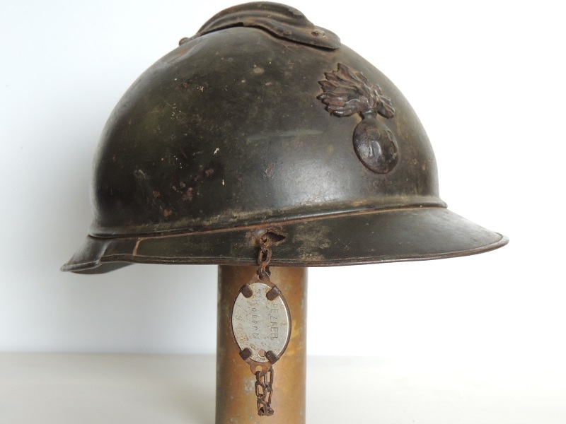 Le casque du soldat Robert Pezier Dscn0022