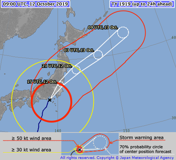 Самый мощный тайфун этого сезона «Хагибис» обрушит всю свою ярость на Японию Nezec110