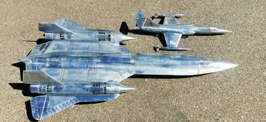 Metallflugzeugmodell Lockheed SR-71 Blackbird.  M 1:16 K800_i73