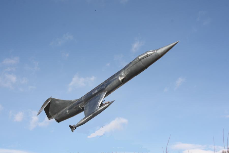 Metallflugzeugmodell F-104 Starfighter in 1/16,5 K800_k12