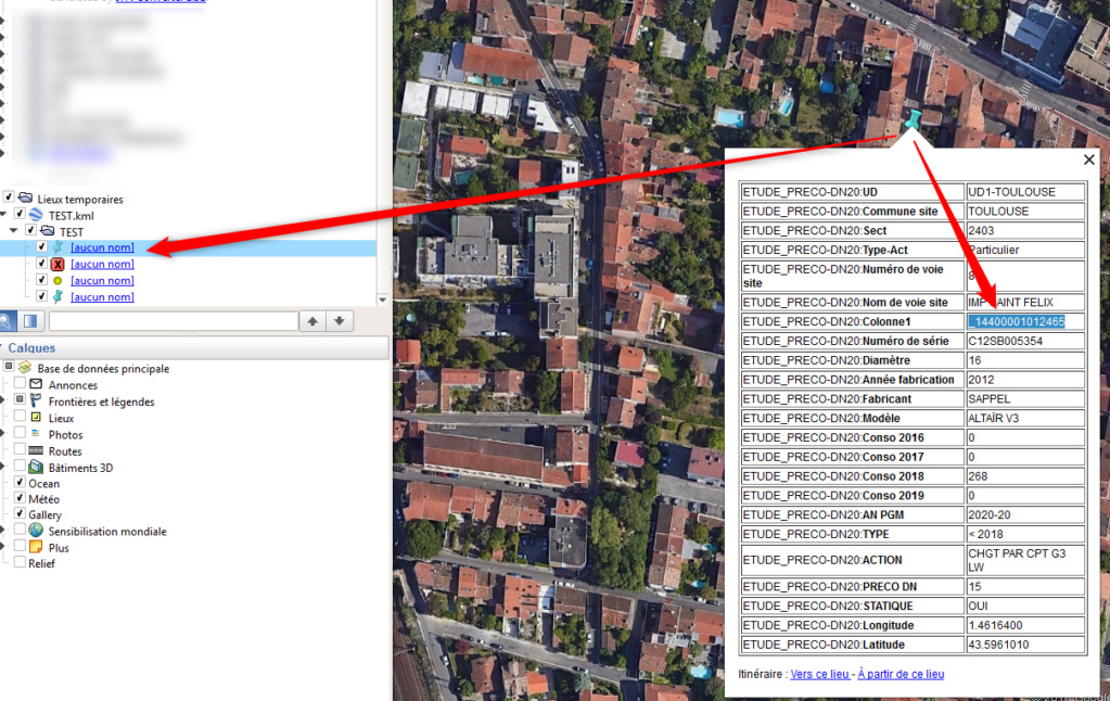 [résolu] Export fichier CSV dans Google Earth Earth10