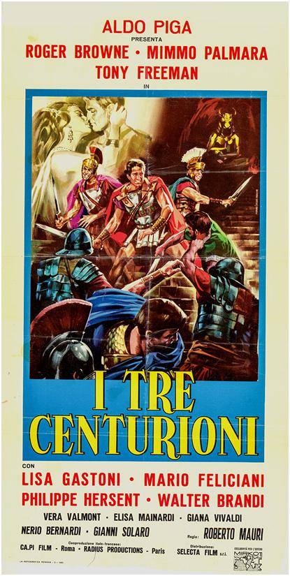 Les Trois Centurions. I tre centurioni. 1964. Roberto Mauri. Clint_14