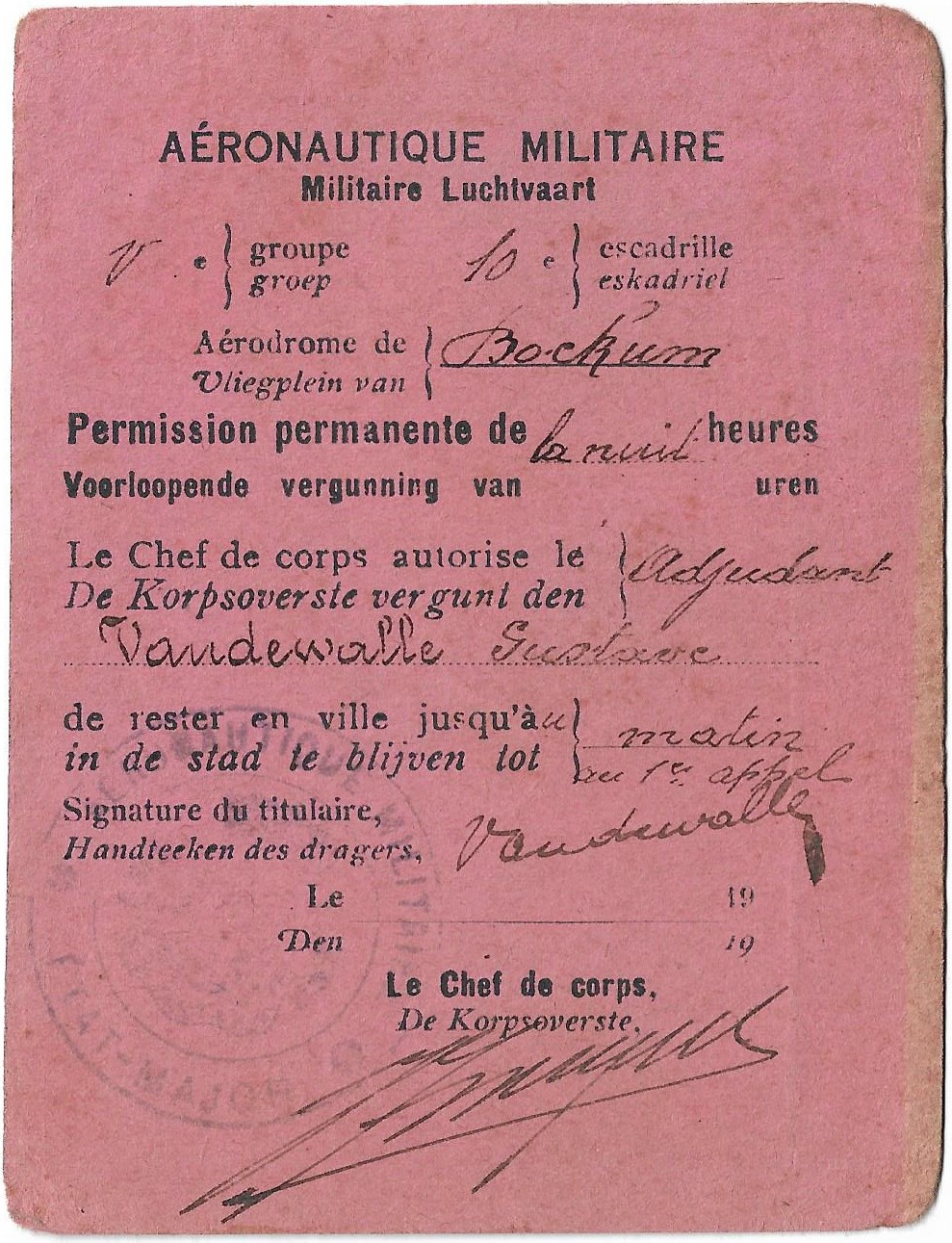Belgische Militaire Luchtvaart 1914-1919 Adjuda11