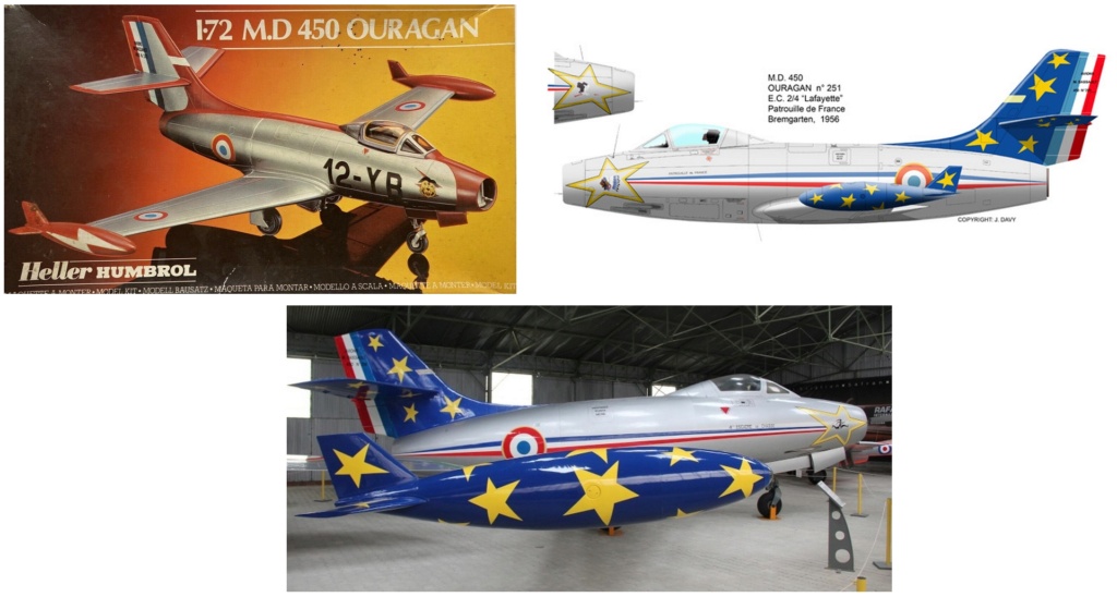 ouragan - Dassault MD 450 Ouragan - Cambraisis - PAF - Barougan - 1/72 - Valom Ouraga12