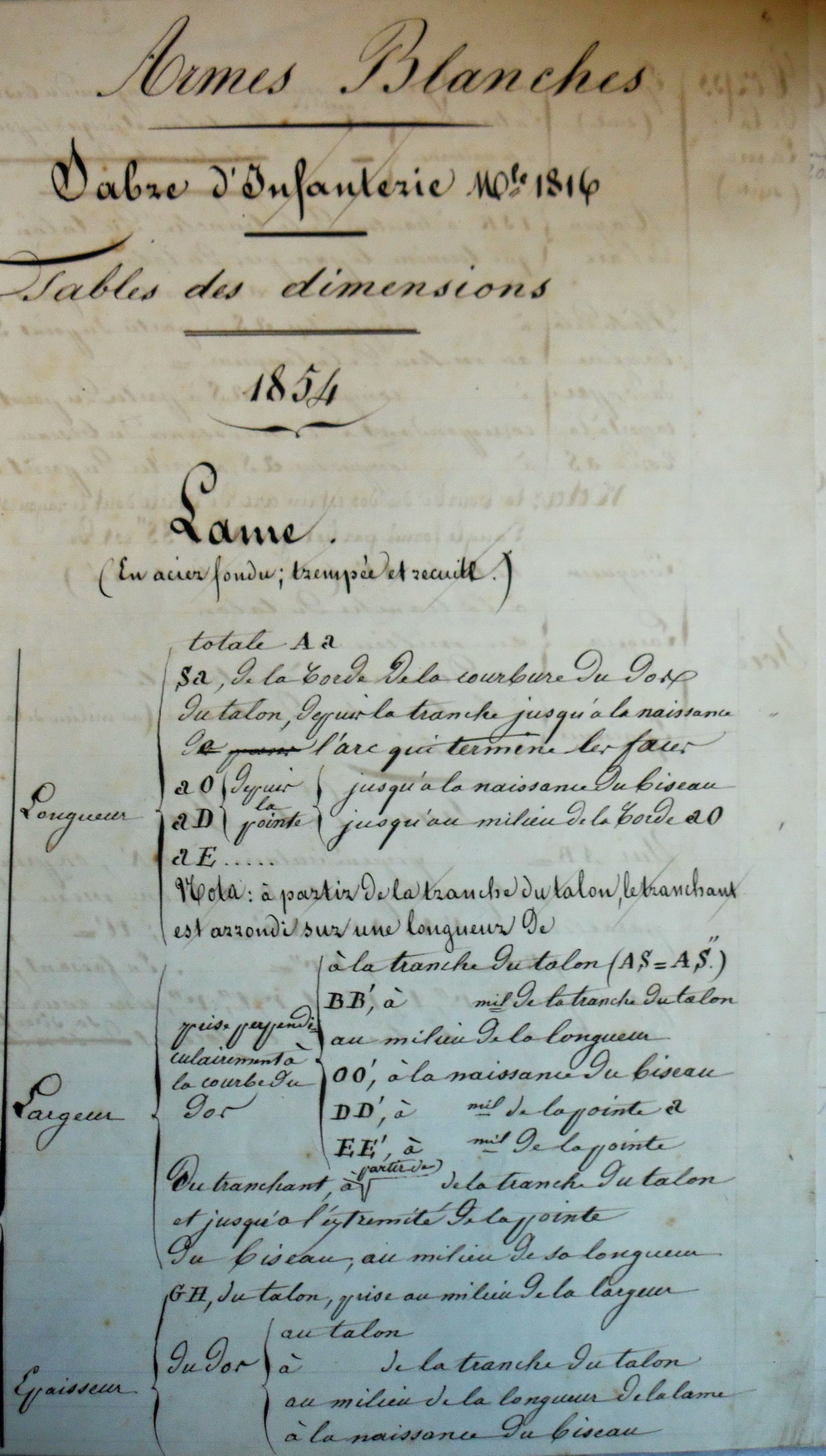 Les sabres briquets 2nde partie : de l'an IX à 1854 - Page 2 Imgp2812