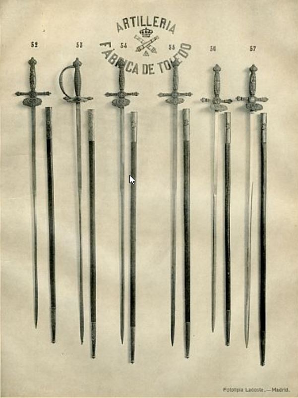 Epées du "vieil hidalgo" espagnol. Zopzoe12