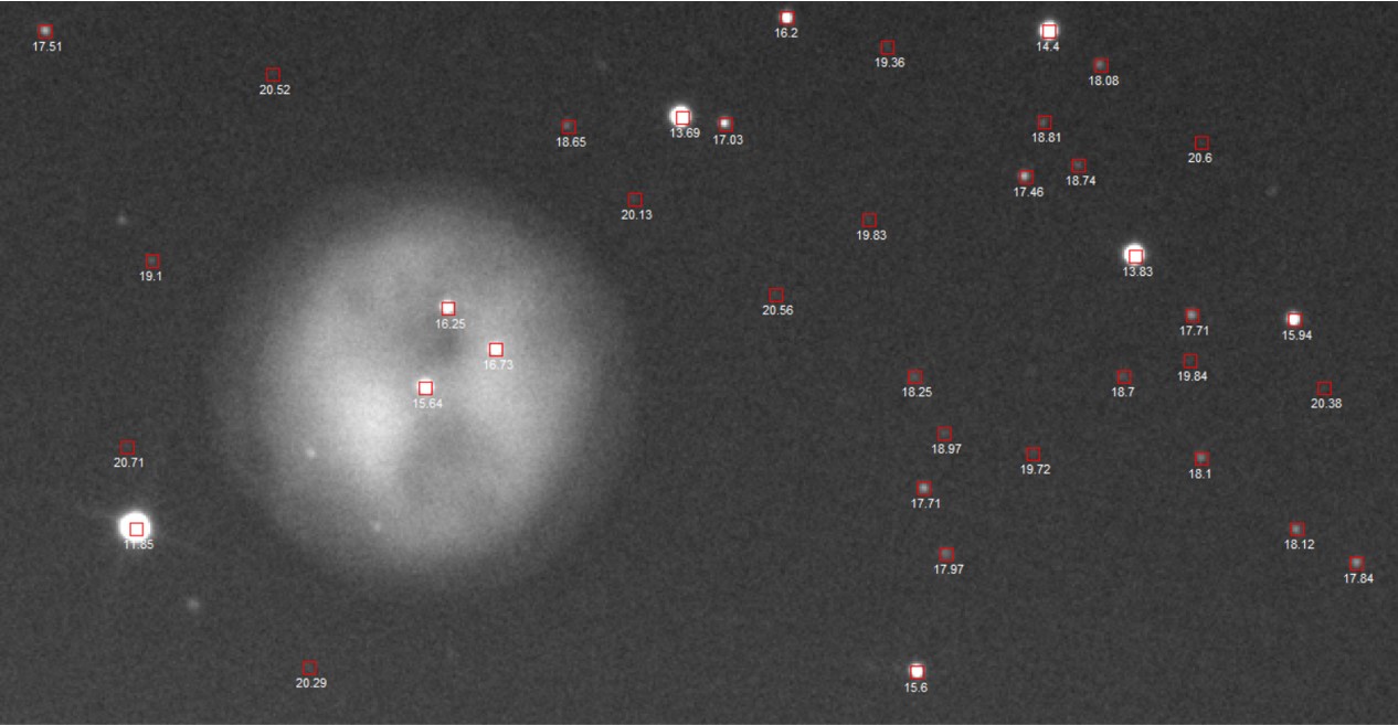 M97 sous la pollum (spectro et photométrie inside) Extrac11