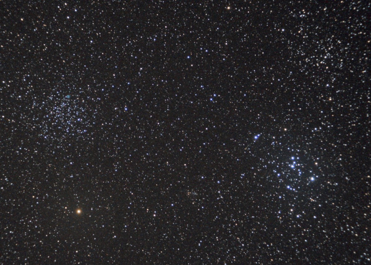 Double amas M46 M47 M46-4710