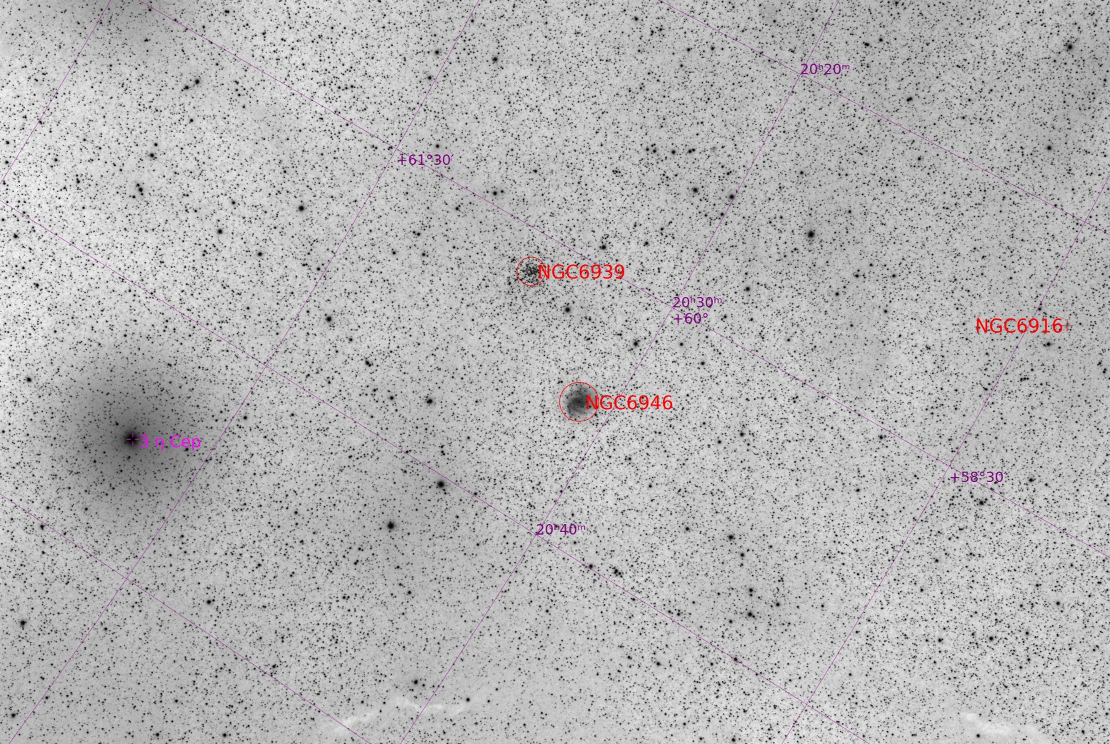 Champ galactique du côté de Céphée Ngc69311
