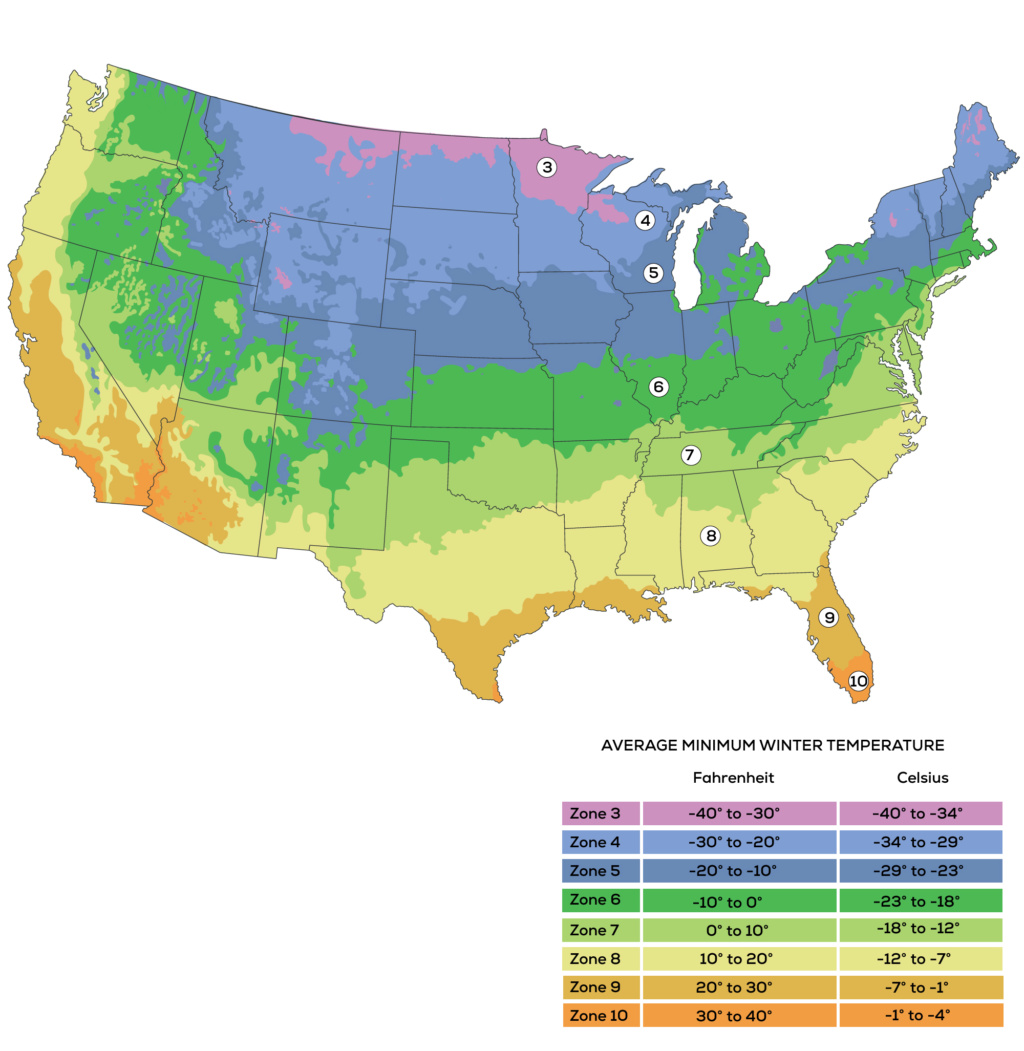 2023 - Updated U.S. Interactive Plant Hardiness Map Map_gr11