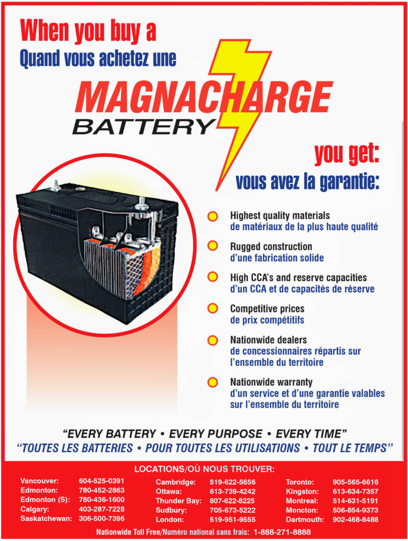 Batterie Magna Charge à décharge profonde Screen41