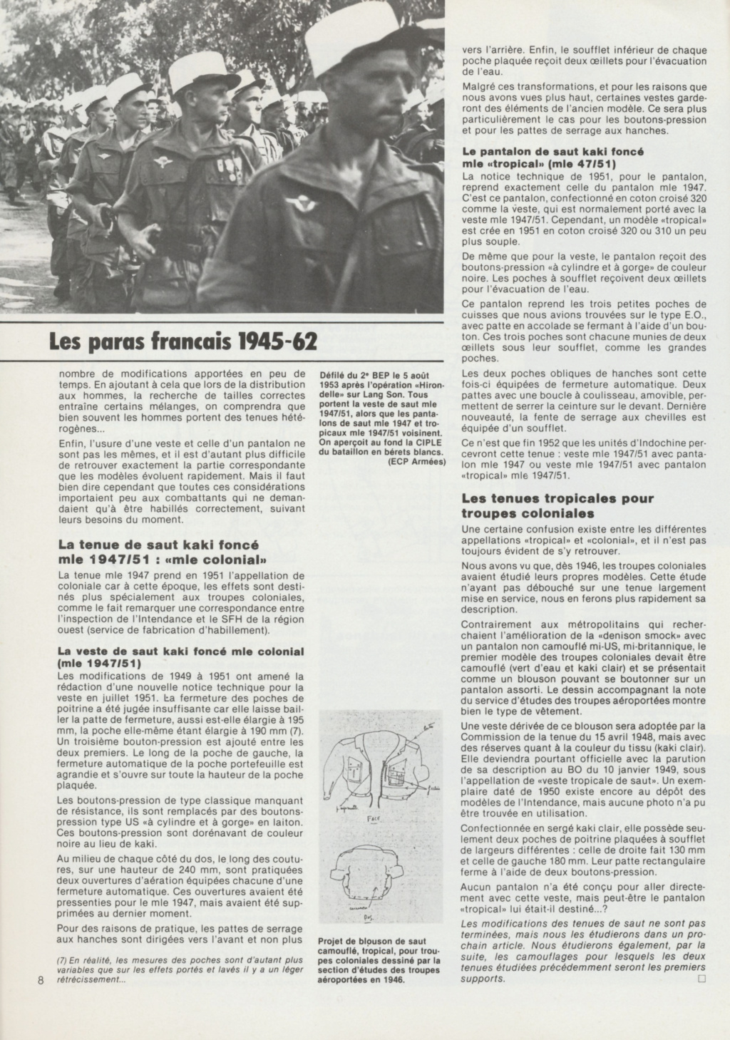 Tenues de saut française 1945-1962 0511