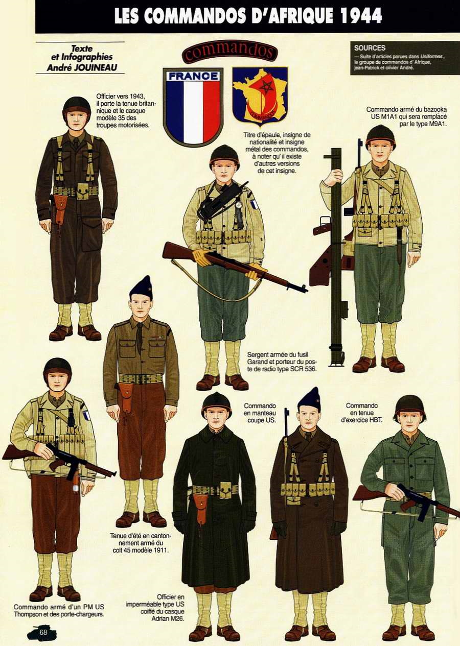 Planches uniformes Armée Française.... - Page 2 Comman15