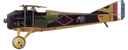 20 avril 1916 : Création de l'escadrille La Fayette . Spad_v10
