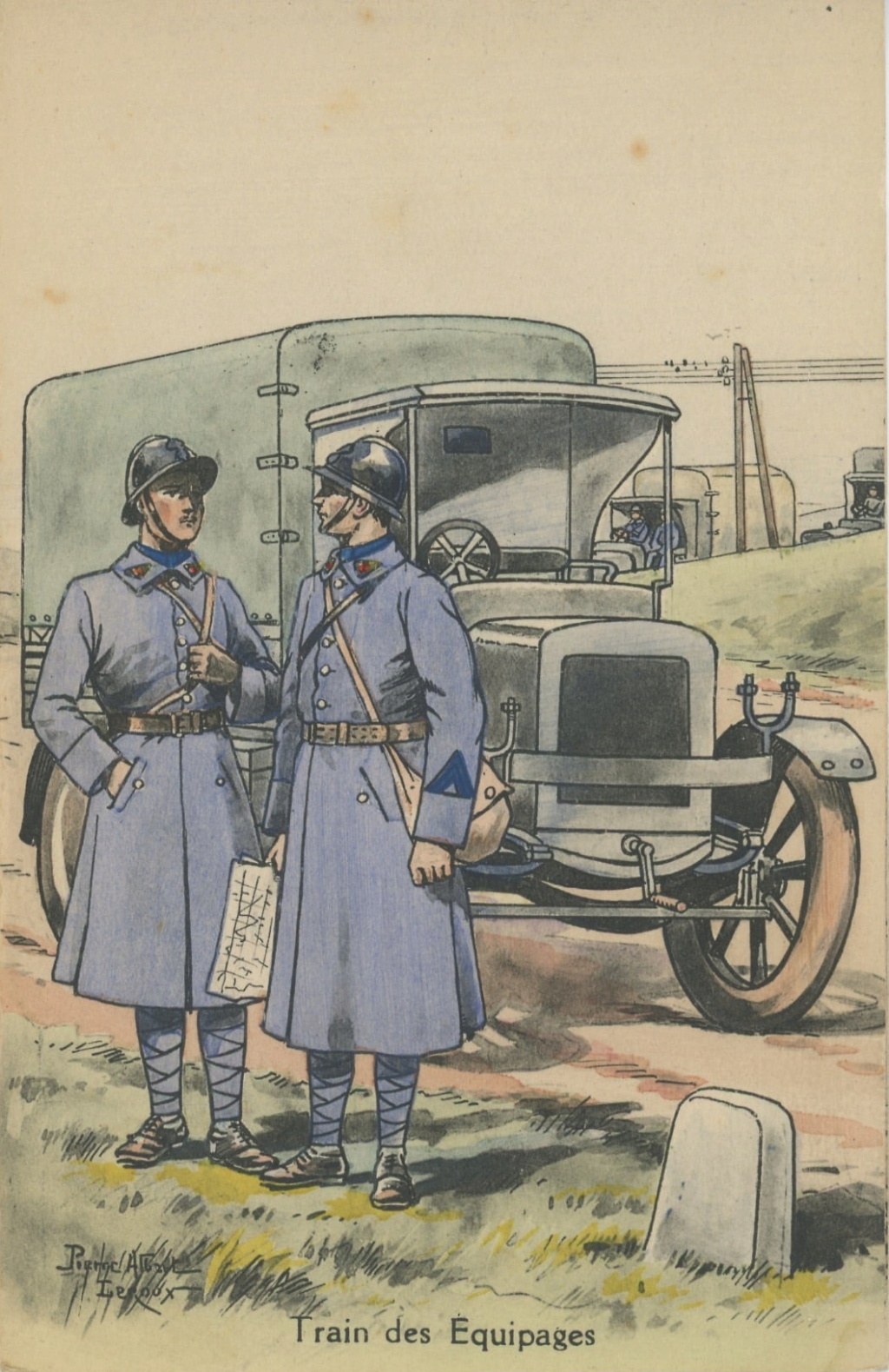 Planches uniformes Armée Française.... - Page 2 Train_12