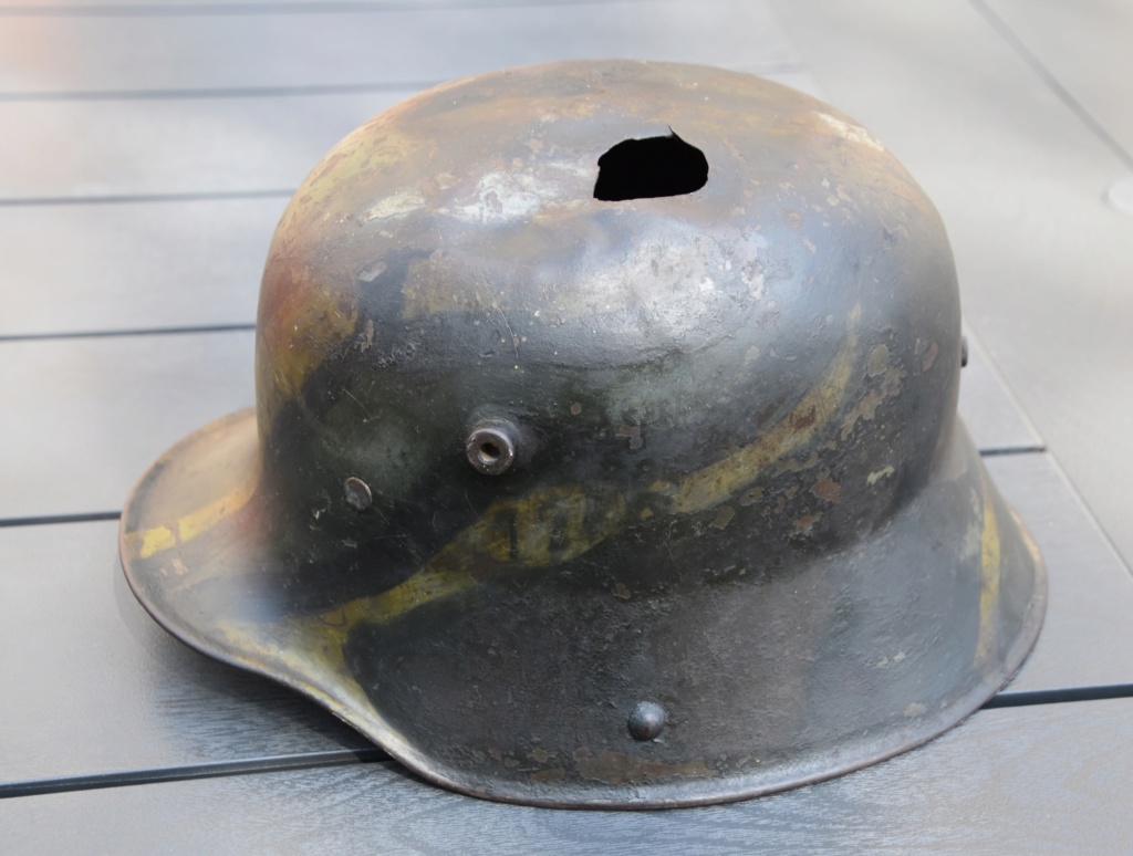 (N) Stahlhelm mod. 16 camouflé avec trace de combat - à clôturer Mod_1617