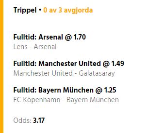 Den stora bettingtråden Trippe10