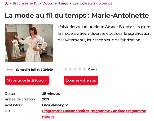 La mode au fil du temps : Marie-Antoinette 29273810