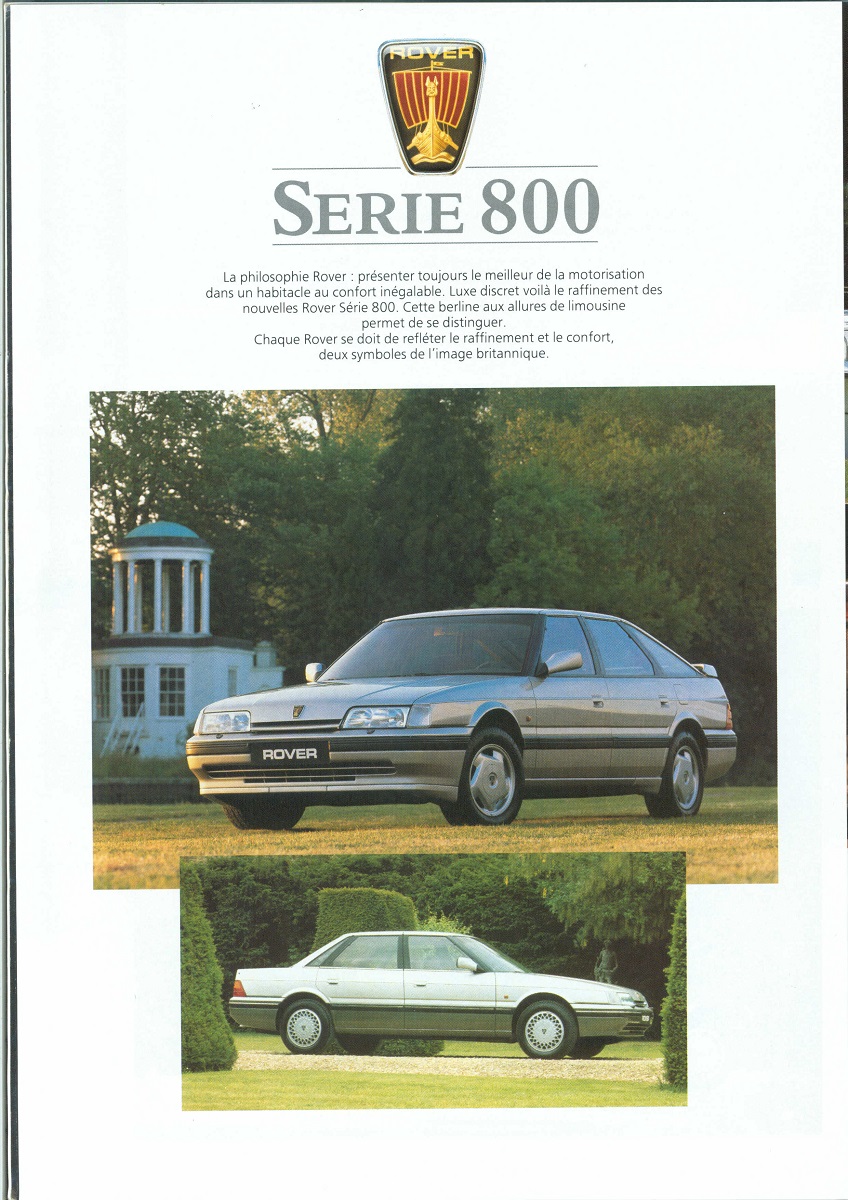 Catalogue Rover MY 1989 18101310