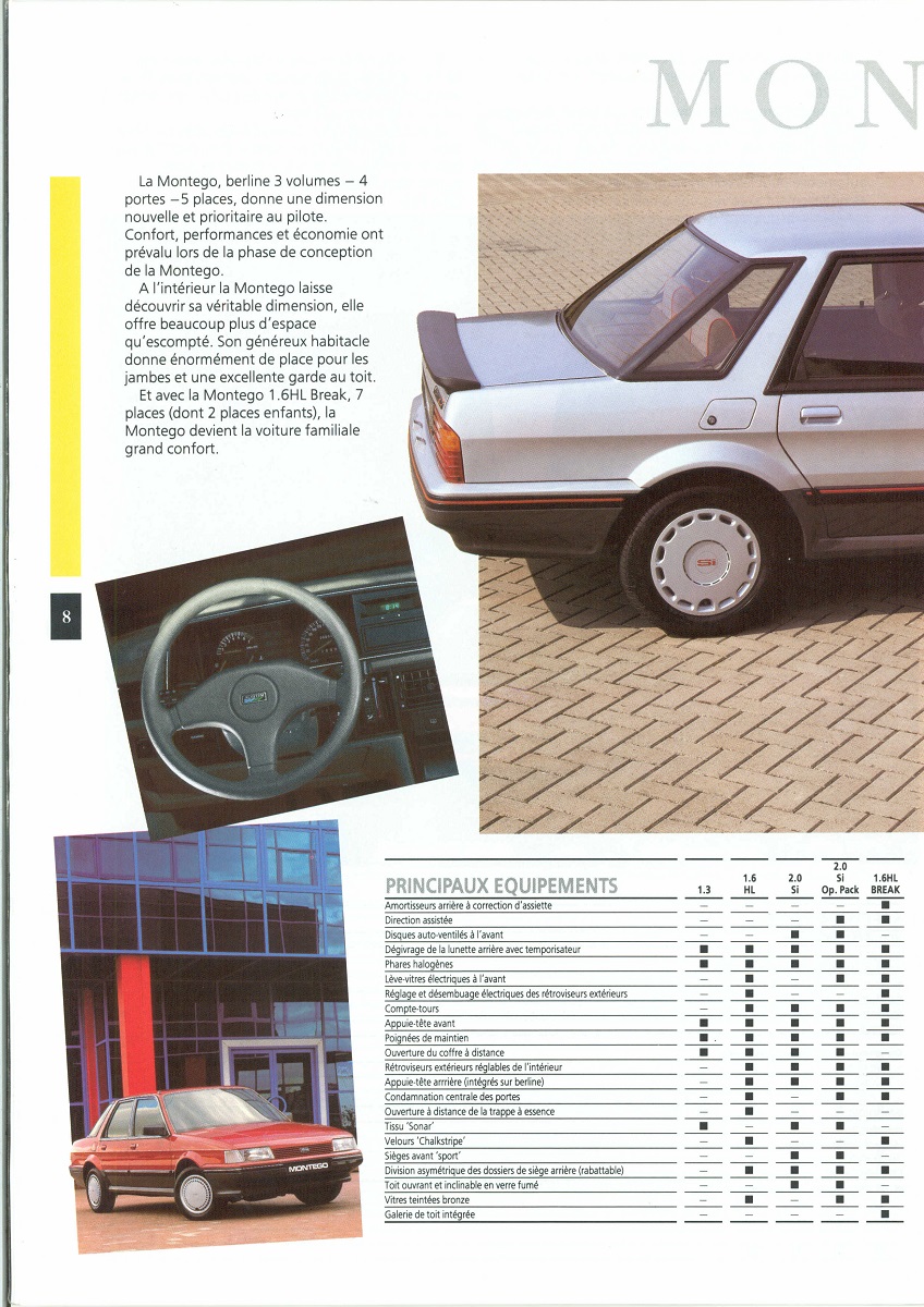Catalogue Rover MY 1989 18101319