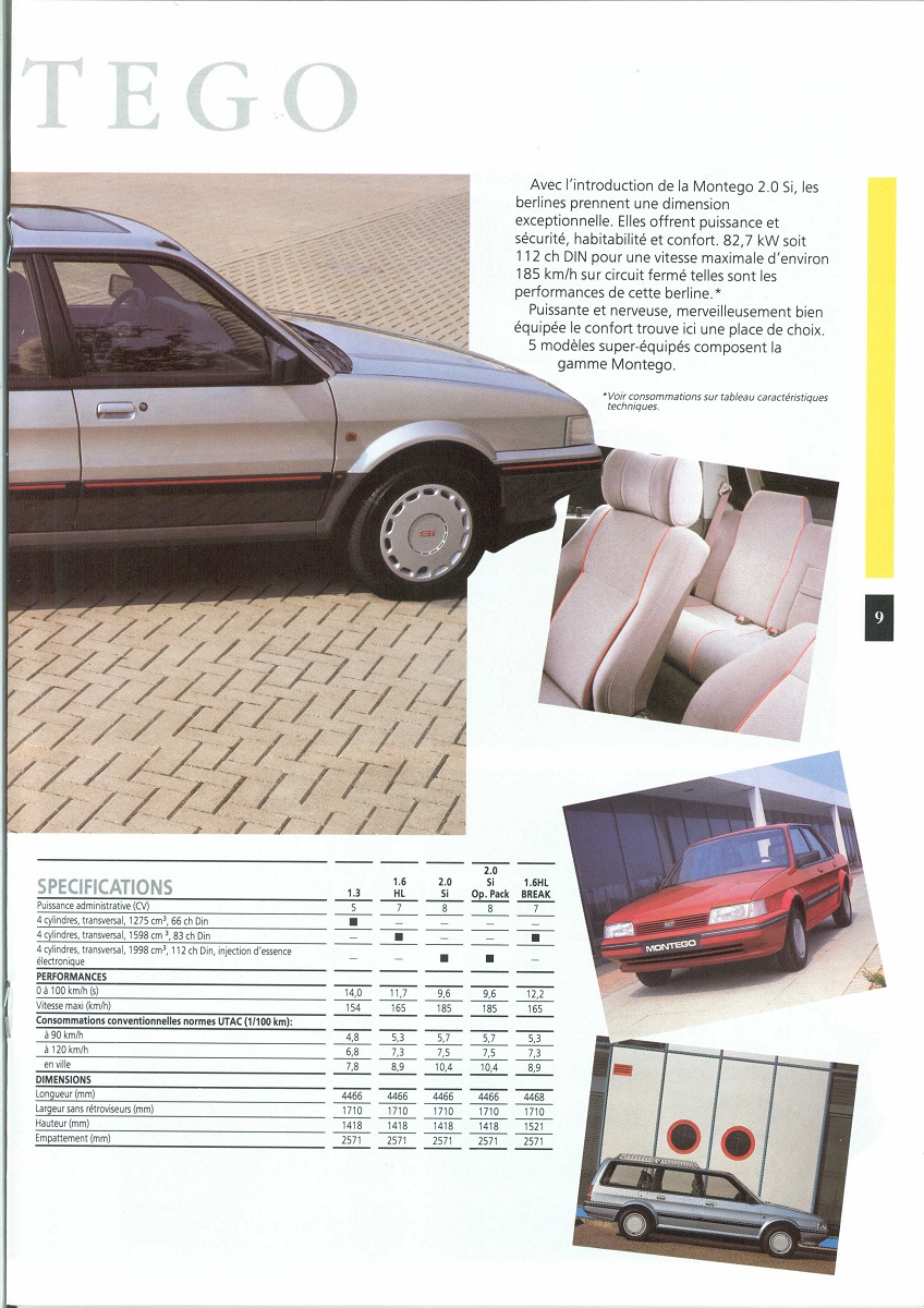 Catalogue Rover MY 1989 18101321