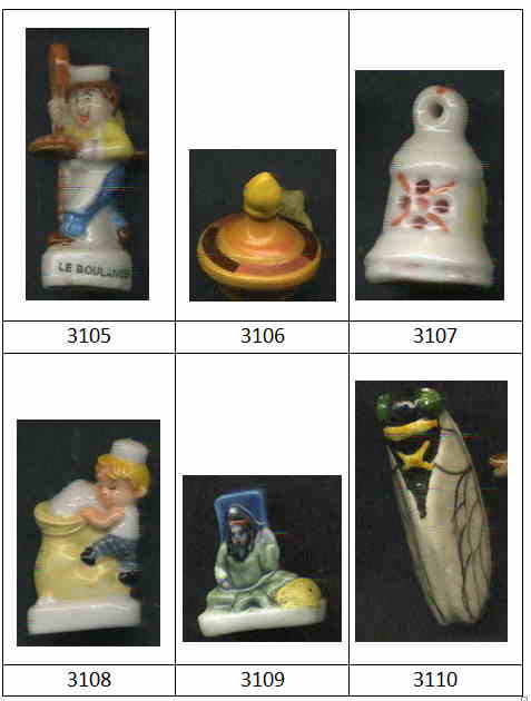 Fèves unitaires porcelaine et céramique Page_898