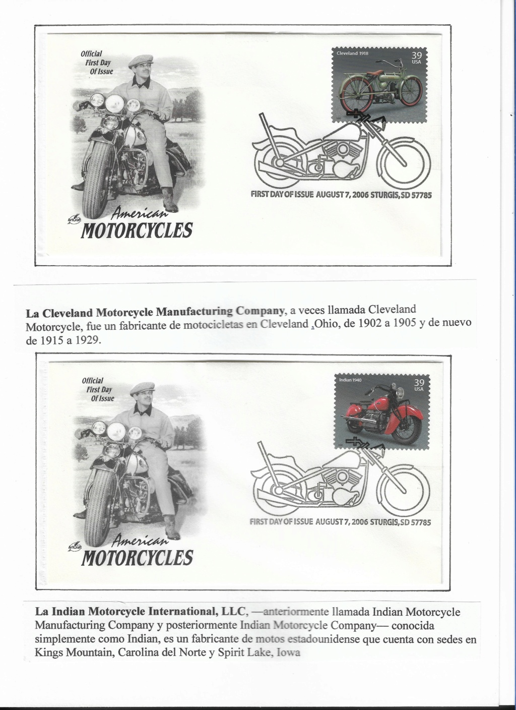 LA MOTO EN LA FILATELIA / Motorcycle in Philately - Página 11 1270