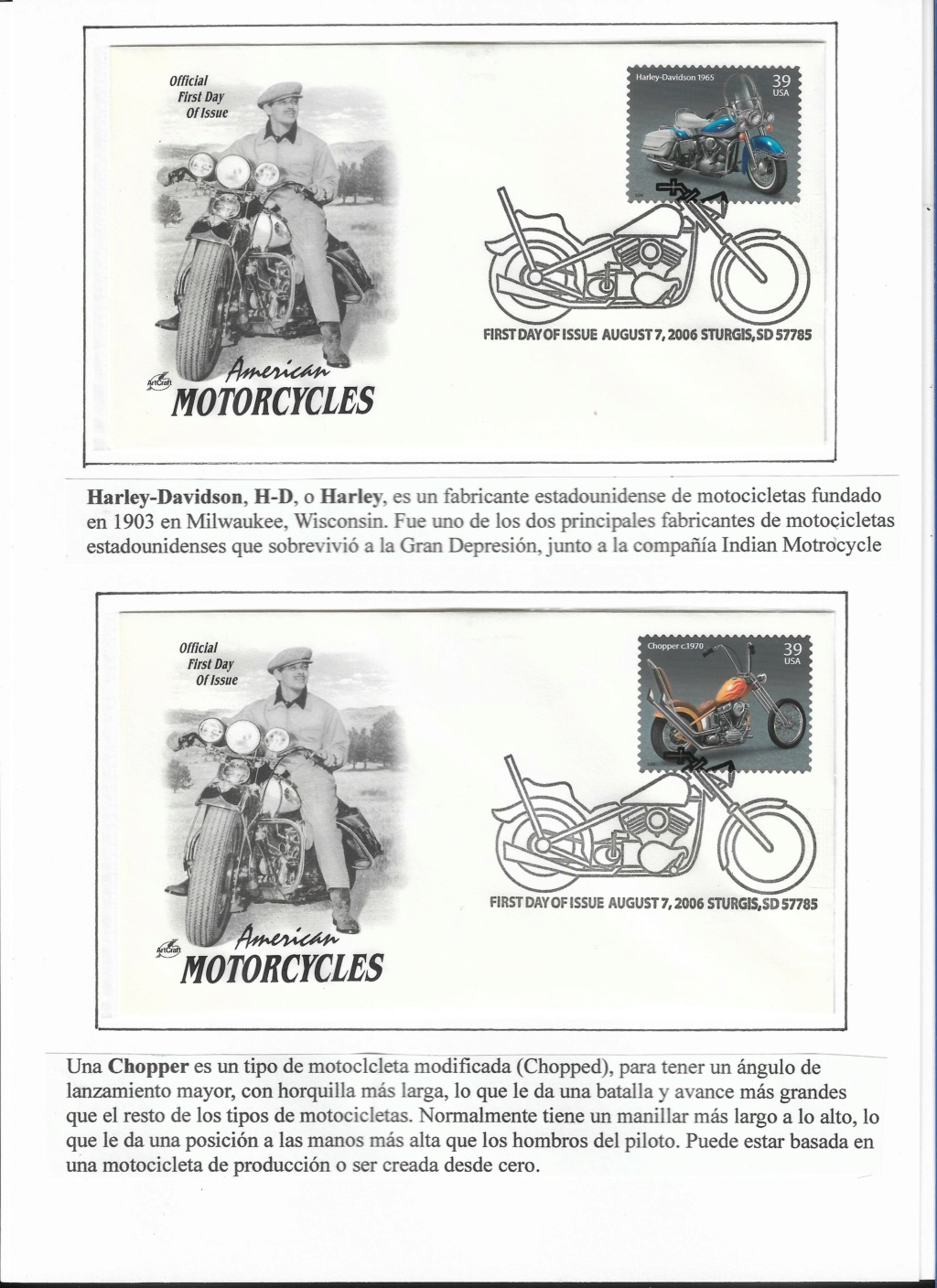 LA MOTO EN LA FILATELIA / Motorcycle in Philately - Página 11 272