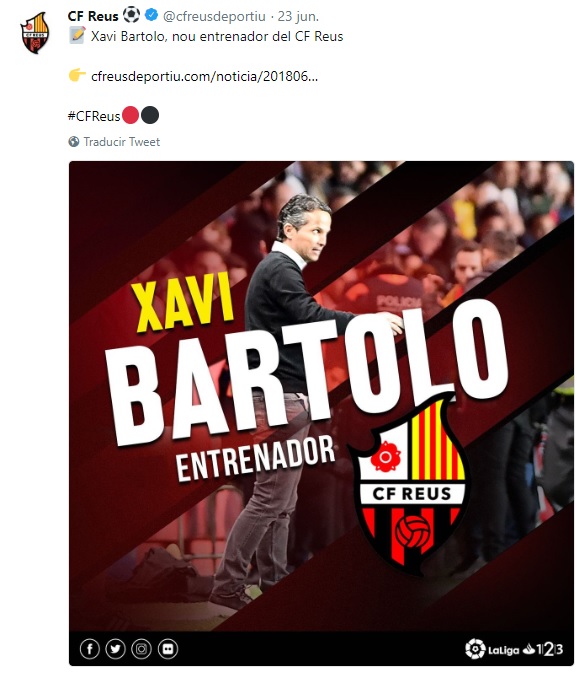 Altas y Bajas confirmadas Liga 1.2.3 Temporada 2018-2019 Xavi_b10