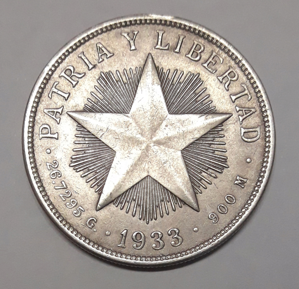 Cuba 1 peso 1933 1933_116