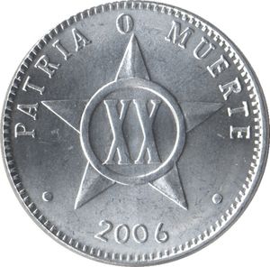 20 Centavos (sin fecha). República de Cuba. 20-cen10