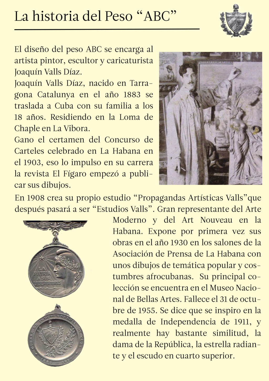 Cuba coleccion pesos ABC y su historia. 510