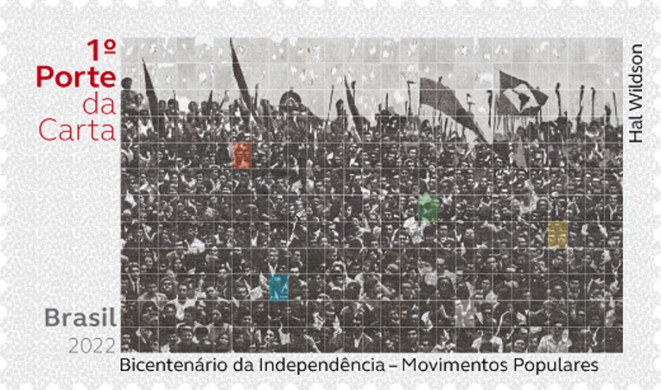BRASIL - BICENTENARIO DA INDEPENDENCIA - MOVIMENTOS POPULARES - 2022 Selo_b11