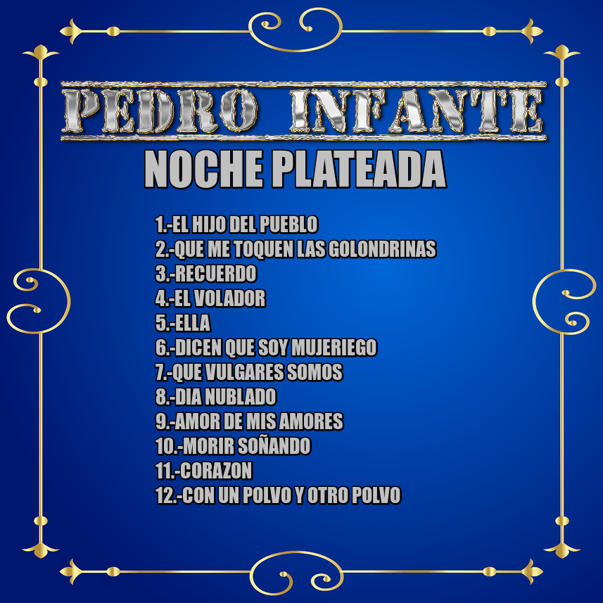 Cd Pedro infante-imprescindibles- noche plateada Noche10