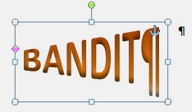 donner a une ecriture une forme d entonnoir Bandit10