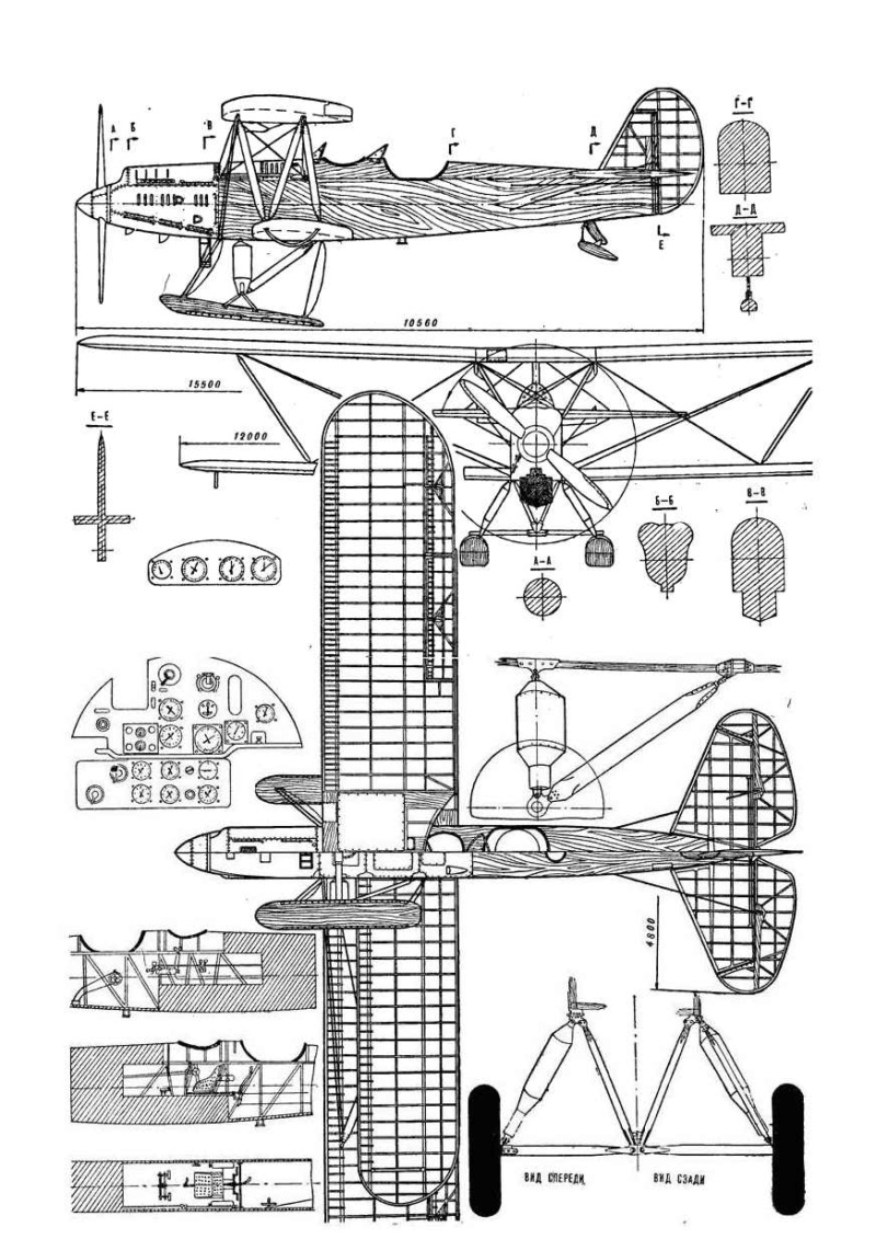 Polikarpov . Biplans de reconnaissance et transport 1/72. Du R-1 au U-2. Les RZ 19mk1910