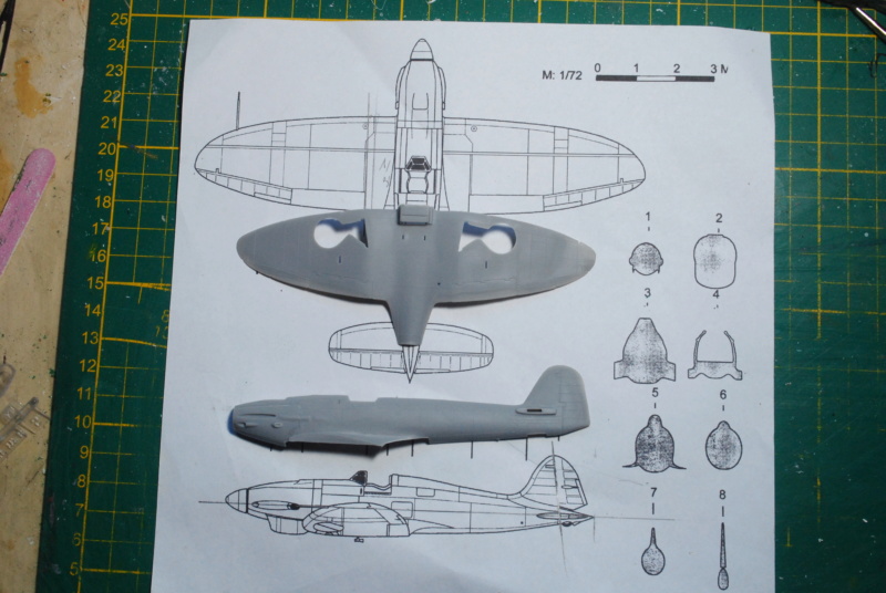 Heinkel He 112 V3 V6. 1/72 Scratch sur base Heller/Encore He112-16