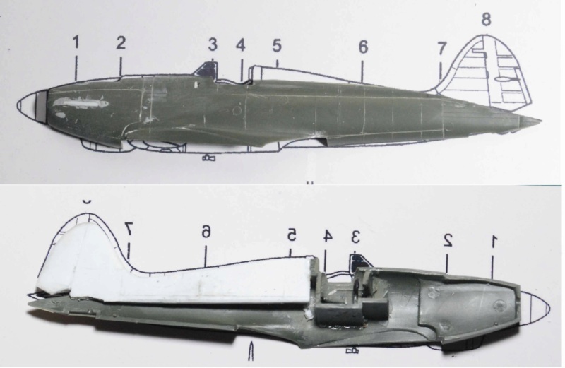 Heinkel He 112 V3 V6. 1/72 Scratch sur base Heller/Encore He112-18