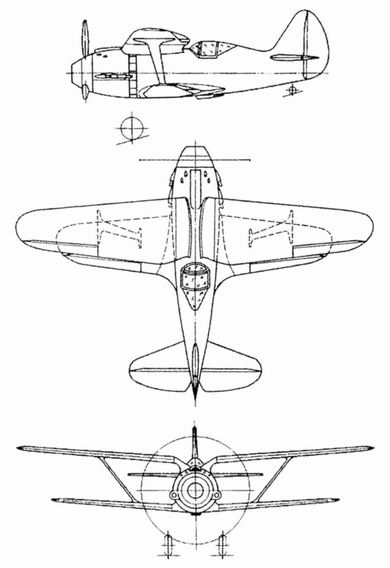 Chasseurs biplans Polikarpov. Du I-3 au I-195  1/72 - Page 7 I-195-11