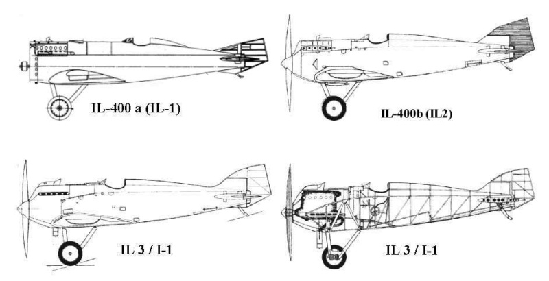 Polikarpov  Il-400a, IL 400b et I-1. ICM + scratch[1/72]  Il0711