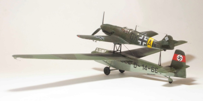 [1/72] Mistel 1,2 et 3 . DFS 230 Huma-Klemm 35 RSmodels-FW 56 Heller-Bf 109 E1 RPM (VINTAGE) M109-610