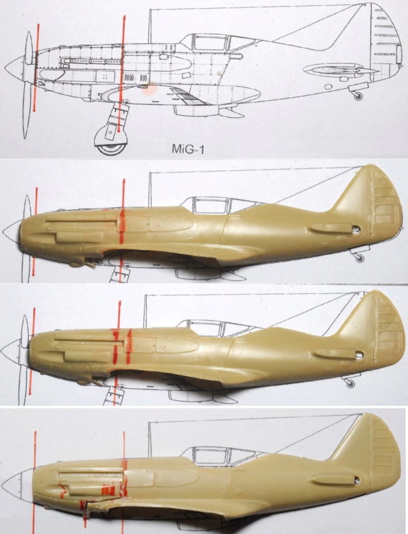 [Emhar, RPM, Hobby Boss,  Art Model + scratch] 1/72 -  Du I-200 aux Mig 1,3 et 9 Mig1-110